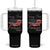 Turning Point Forever Tumbler With Handle Patriotic American Map Vintage USA Flag TS11 One Size: 40 oz Black Print Your Wear