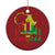Happy Kwanzaa Christmas Ornament Black Holiday African American Xmas Kinara Candle TS11 Print Your Wear