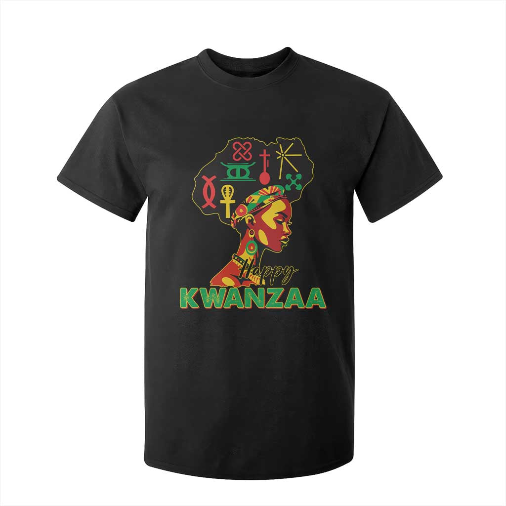 Happy Kwanzaa T Shirt For Kid Nguzo Saba Symbols The 7 Principles Of Kwanzaa TS11 Black Print Your Wear