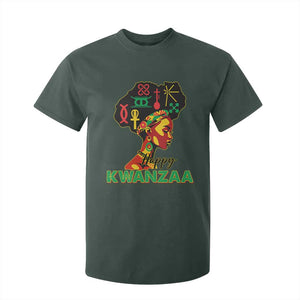 Happy Kwanzaa T Shirt For Kid Nguzo Saba Symbols The 7 Principles Of Kwanzaa TS11 Dark Forest Green Print Your Wear