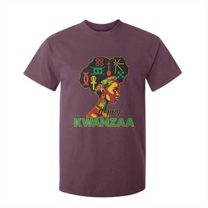 Happy Kwanzaa T Shirt For Kid Nguzo Saba Symbols The 7 Principles Of Kwanzaa TS11 Maroon Print Your Wear