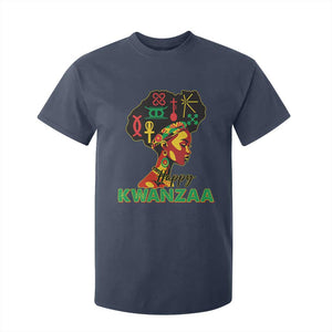Happy Kwanzaa T Shirt For Kid Nguzo Saba Symbols The 7 Principles Of Kwanzaa TS11 Navy Print Your Wear