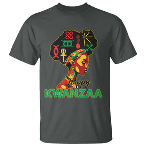 Happy Kwanzaa T Shirt Nguzo Saba Symbols The 7 Principles Of Kwanzaa TS11 Dark Heather Print Your Wear