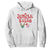 Funny Christmas Pickleball Hoodie Jingle Balls Reindeer Santa Hat Ball TS11 White Print Your Wear