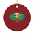 Funny Xmas Pickleball Holiday Santa Hat Christmas Ornament TS11 Print Your Wear