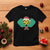 Funny Christmas Pickleball Holiday Santa Hat T Shirt TS11 Black Print Your Wear