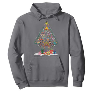 Funny Native American Christmas Tree Medicine Wheel Hoodie TS11 Charcoal Print Your Wear