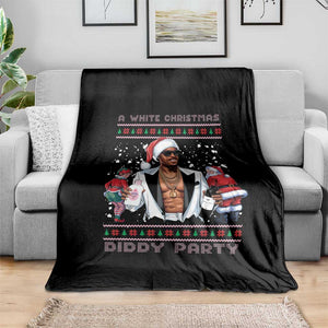 Funny A White Christmas Diddy Party Dirty Santa Throw Blanket TS11 Print Your Wear