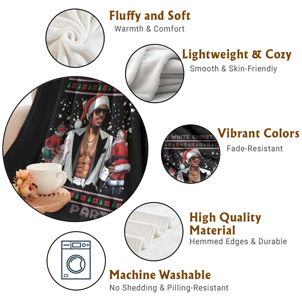 Funny A White Christmas Diddy Party Dirty Santa Throw Blanket TS11 Print Your Wear