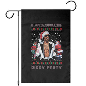Funny A White Christmas Diddy Party Dirty Santa Garden Flag TS11 Black Print Your Wear