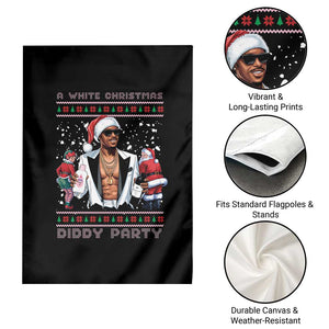 Funny A White Christmas Diddy Party Dirty Santa Garden Flag TS11 Print Your Wear