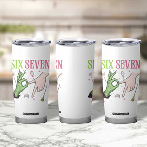 Funny Six Seven Witch Pink And Green Broomstick Magic Wand Tumbler Cup TS11 Print Your Wear
