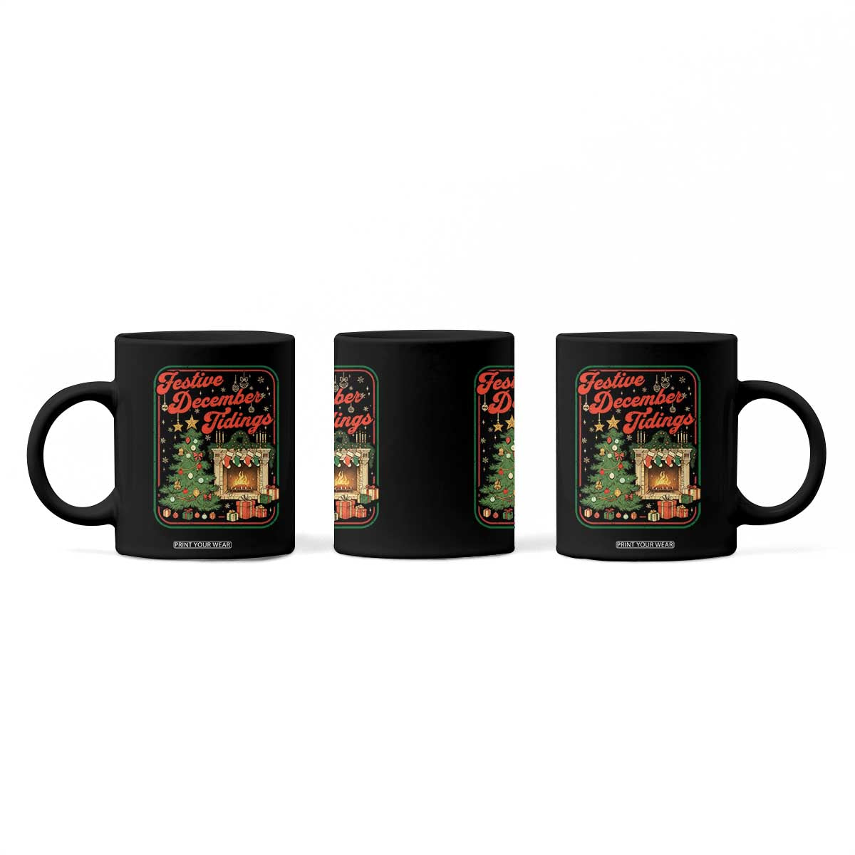 Funny Democrat Christmas Coffee Mug Festive December Tiding Xmas Political Satire TS11 Print Your Wear
