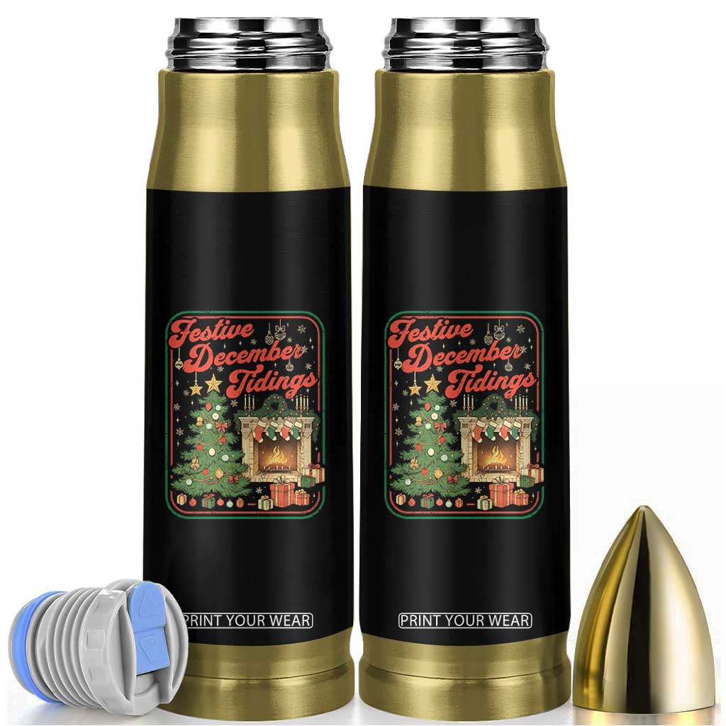 Funny Democrat Christmas Bullet Tumbler Festive December Tiding Xmas Political Satire TS11 Black Print Your Wear