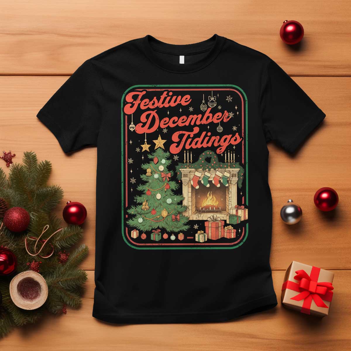 Funny Democrat Christmas T Shirt Festive December Tiding Xmas Political Satire TS11 Black Print Your Wear