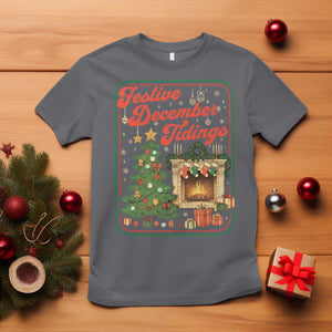 Funny Democrat Christmas T Shirt Festive December Tiding Xmas Political Satire TS11 Charcoal Print Your Wear