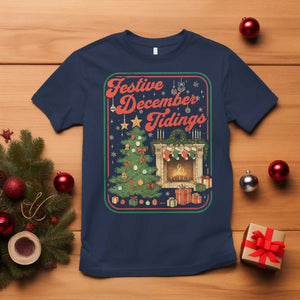 Funny Democrat Christmas T Shirt Festive December Tiding Xmas Political Satire TS11 Navy Print Your Wear