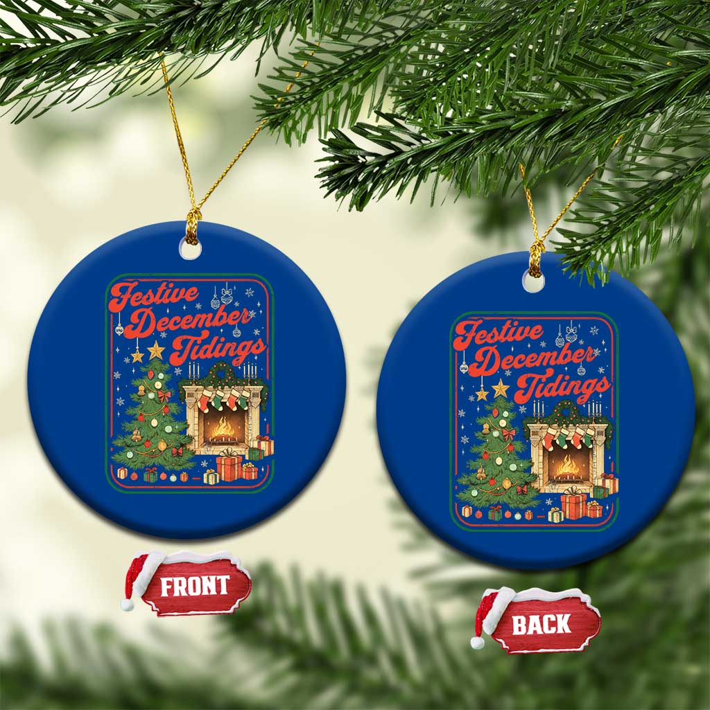 Funny Democrat Christmas Ceramic Ornament Festive December Tiding Xmas Political Satire TS11 1pc Blue Print Your Wear