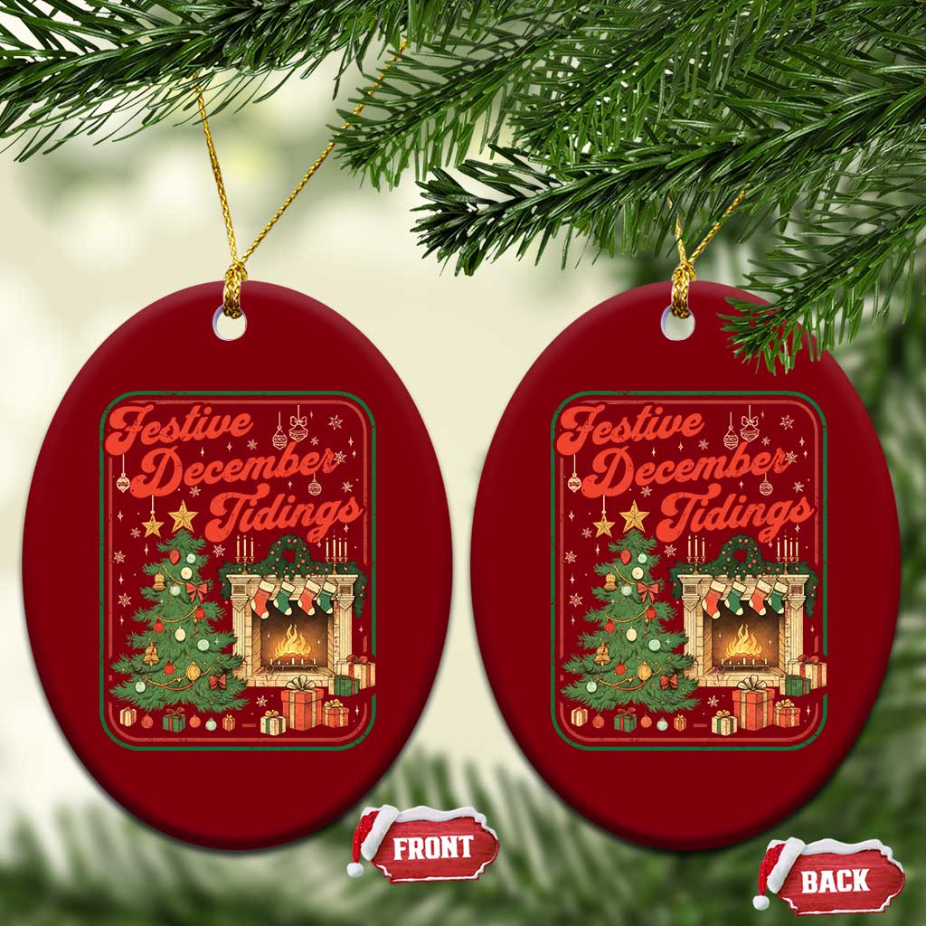 Funny Democrat Christmas Ceramic Ornament Festive December Tiding Xmas Political Satire TS11 Print Your Wear