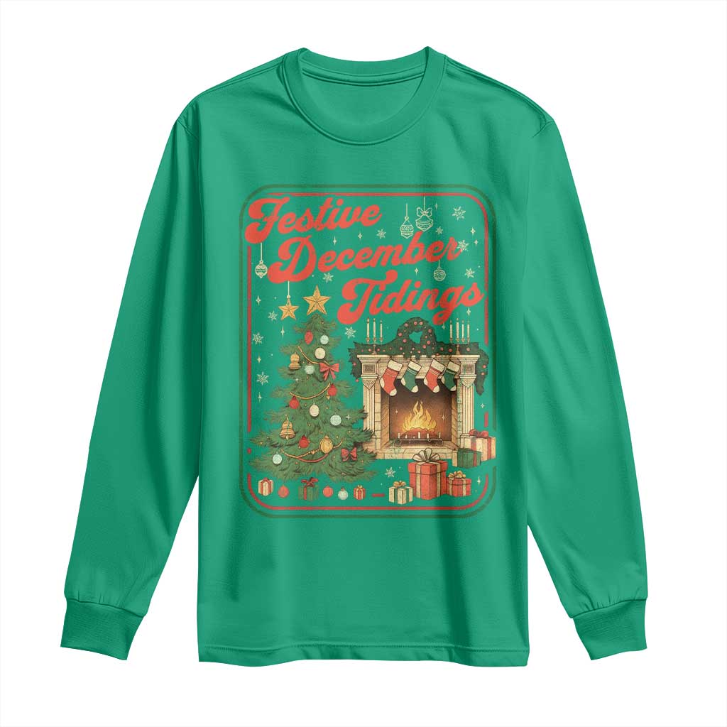 Funny Democrat Christmas Long Sleeve Shirt Festive December Tiding Xmas Political Satire TS11 Irish Green Print Your Wear