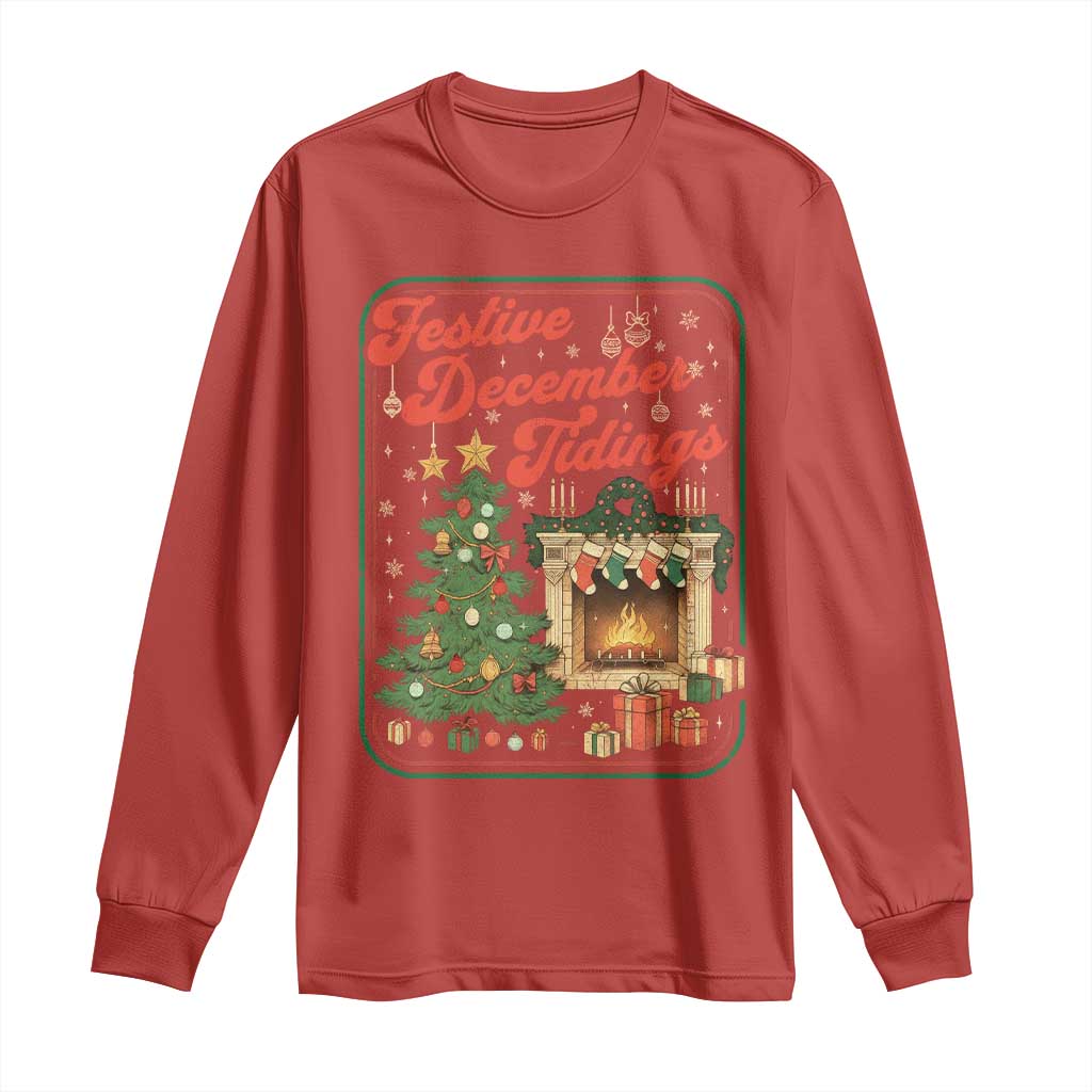 Funny Democrat Christmas Long Sleeve Shirt Festive December Tiding Xmas Political Satire TS11 Red Print Your Wear