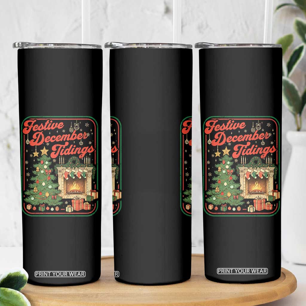 Funny Democrat Christmas Skinny Tumbler Festive December Tiding Xmas Political Satire TS11 Print Your Wear