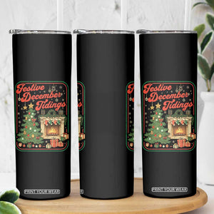 Funny Democrat Christmas Skinny Tumbler Festive December Tiding Xmas Political Satire TS11 Print Your Wear