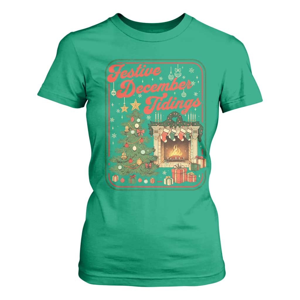 Funny Democrat Christmas T Shirt For Women Festive December Tiding Xmas Political Satire TS11 Irish Green Print Your Wear