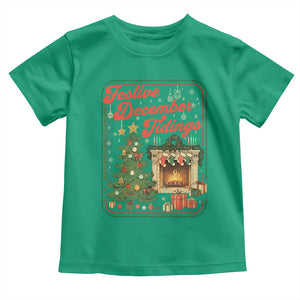 Funny Democrat Christmas Toddler T Shirt Festive December Tiding Xmas Political Satire TS11 Irish Green Print Your Wear