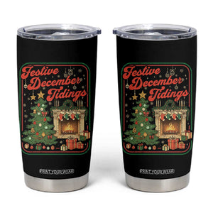 Funny Democrat Christmas Tumbler Cup Festive December Tiding Xmas Political Satire TS11 Black Print Your Wear
