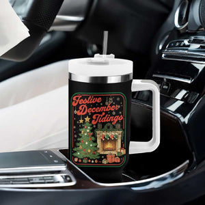 Funny Democrat Christmas Tumbler With Handle Festive December Tiding Xmas Political Satire TS11 Print Your Wear