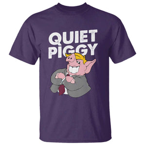 Funny Quiet Piggy Trump T Shirt Pig Political Humor TS11 Purple Print Your Wear