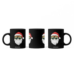 Funny Ski Christmas Winter Sport Skiing Santa Hat Coffee Mug TS11 Print Your Wear
