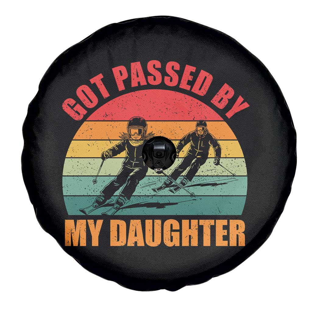 Funny Skiing Ski Dad Spare Tire Cover Got Passed By My Daughter Retro Vintage TS11 Print Your Wear