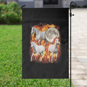 3 Fire Horses Moon Equestrian Garden Flag Year Of The Fire Horse Joke TS11 Print Your Wear