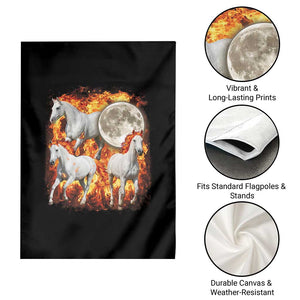3 Fire Horses Moon Equestrian Garden Flag Year Of The Fire Horse Joke TS11 Print Your Wear
