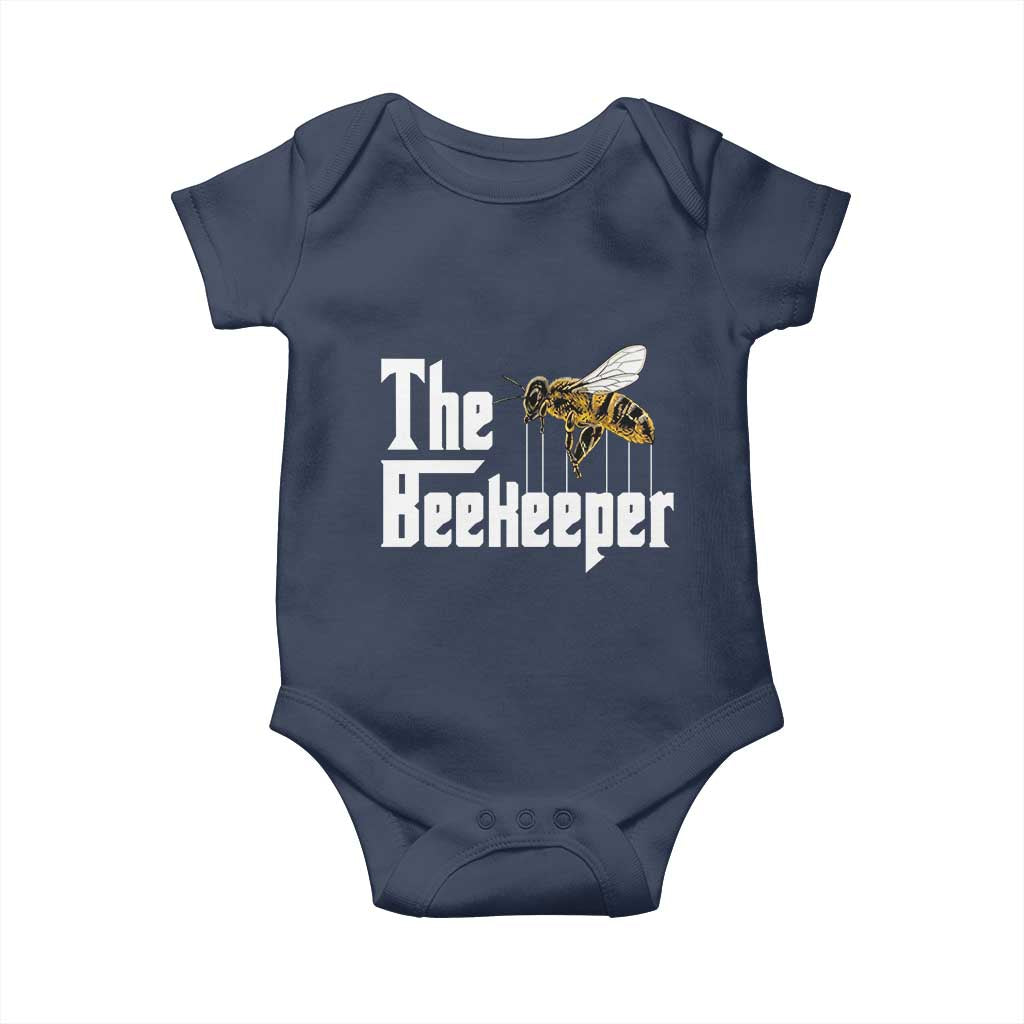 The Beekeeper Baby Onesie Funny Keeping Apiary Beekeeping Gift TS11 Navy Print Your Wear