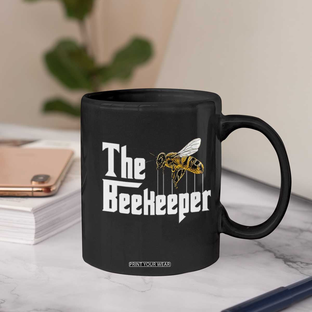 The Beekeeper Coffee Mug Funny Keeping Apiary Beekeeping Gift TS11 Print Your Wear