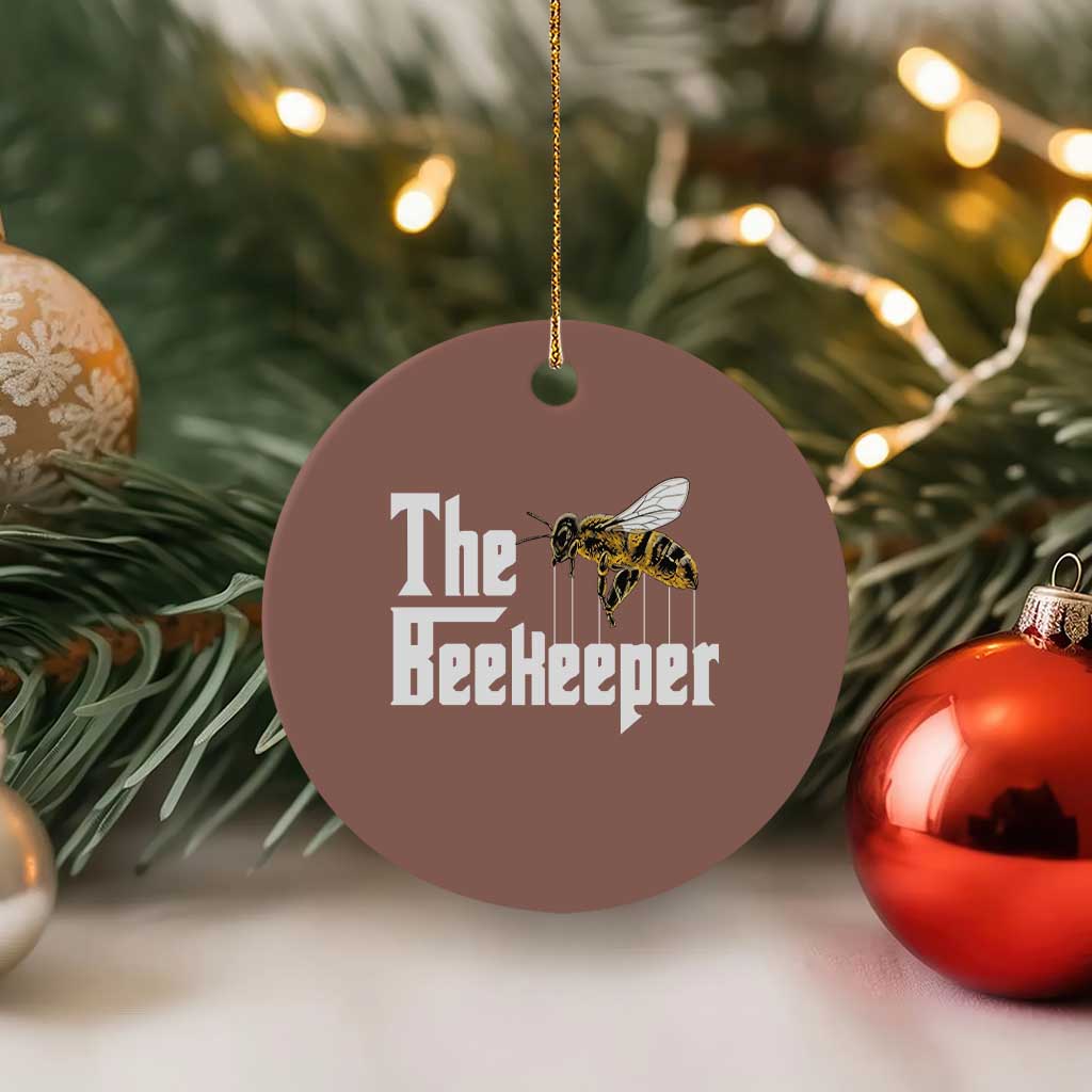 The Beekeeper Ceramic Ornament Funny Keeping Apiary Beekeeping Gift TS11 1pc Mocha Print Your Wear