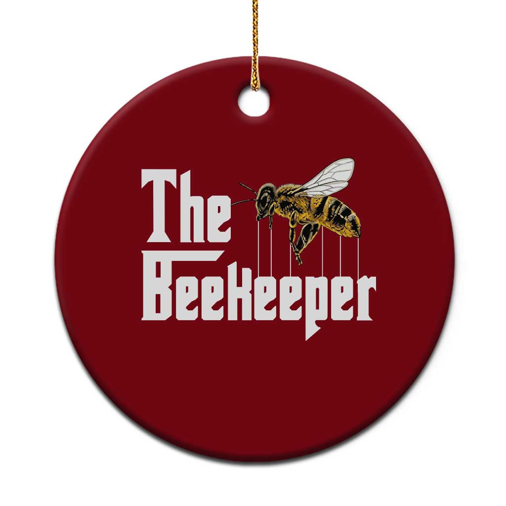 The Beekeeper Ceramic Ornament Funny Keeping Apiary Beekeeping Gift TS11 1pc Red Print Your Wear