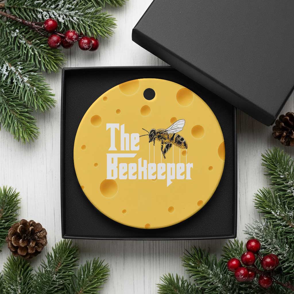 The Beekeeper Ceramic Ornament Funny Keeping Apiary Beekeeping Gift TS11 1pc Yellow Cheese Print Your Wear