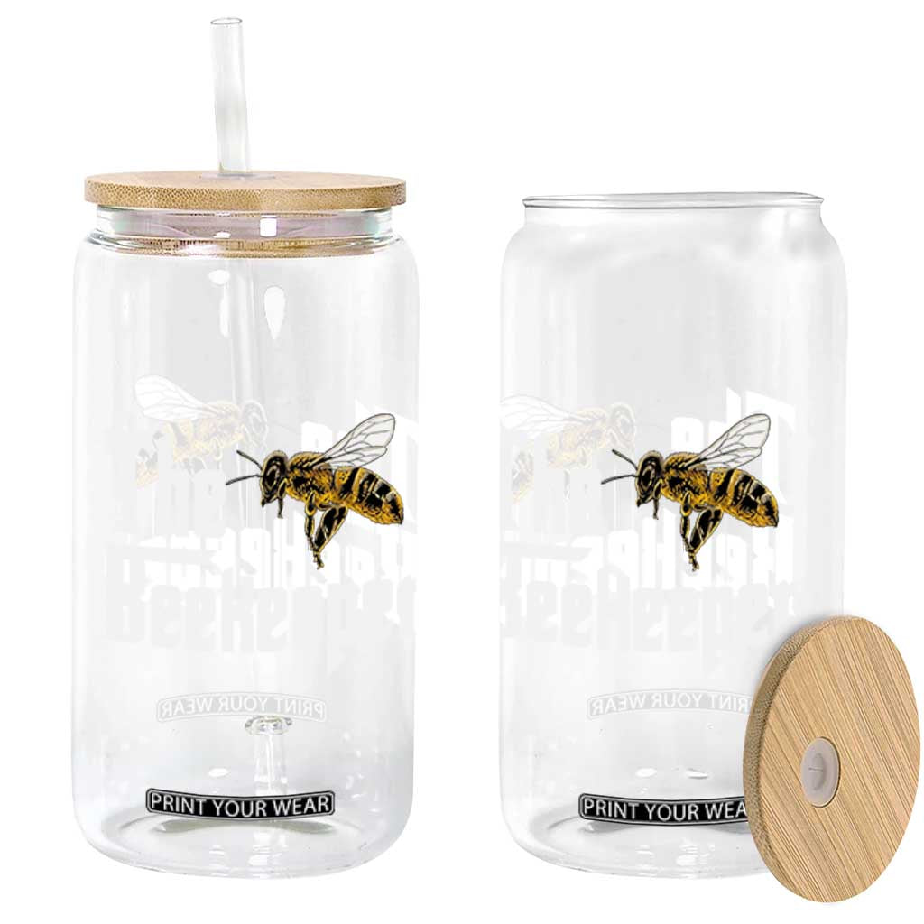 The Beekeeper Glass Can Funny Keeping Apiary Beekeeping Gift TS11 Print Your Wear