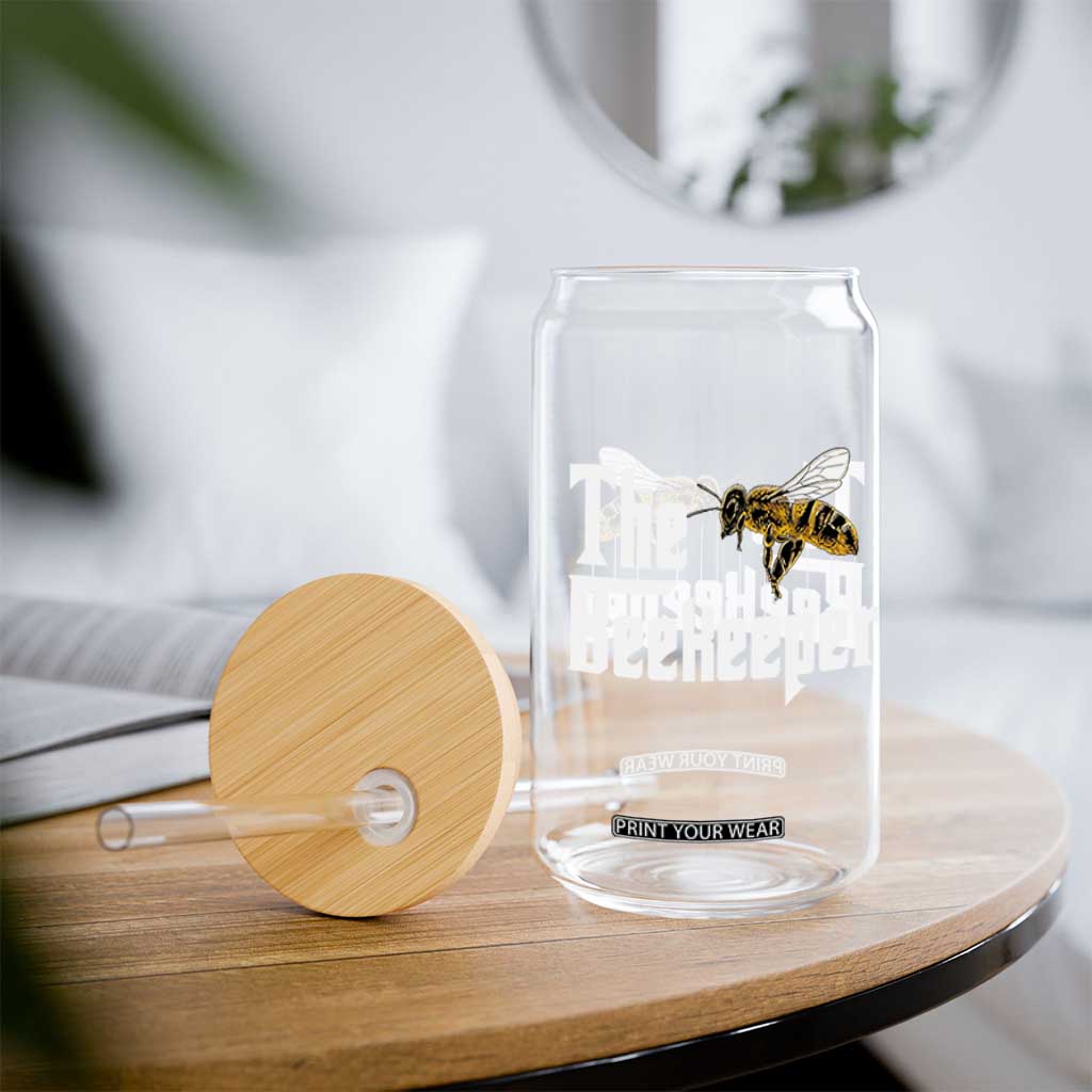 The Beekeeper Glass Can Funny Keeping Apiary Beekeeping Gift TS11 Print Your Wear