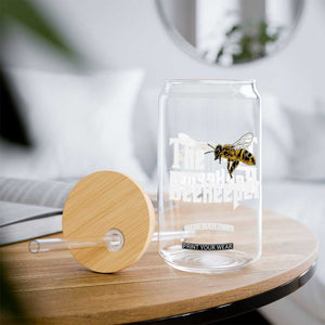 The Beekeeper Glass Can Funny Keeping Apiary Beekeeping Gift TS11 Print Your Wear