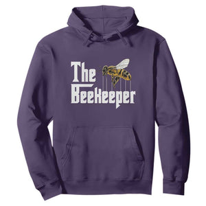 The Beekeeper Hoodie Funny Keeping Apiary Beekeeping Gift TS11 Purple Print Your Wear