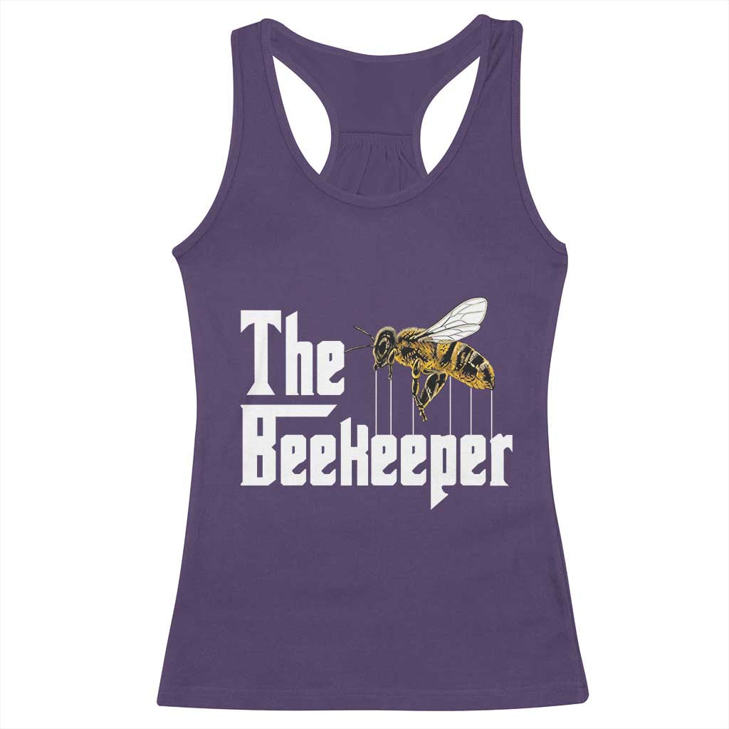 The Beekeeper Racerback Tank Top Funny Keeping Apiary Beekeeping Gift TS11 Purple Print Your Wear