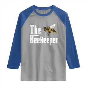 The Beekeeper Raglan Shirt Funny Keeping Apiary Beekeeping Gift TS11 Sport Gray Royal Print Your Wear
