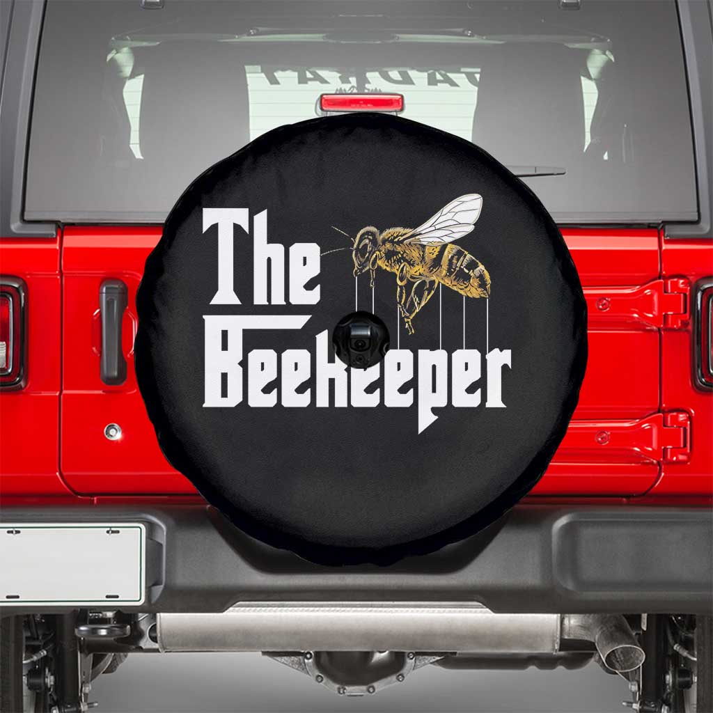 The Beekeeper Spare Tire Cover Funny Keeping Apiary Beekeeping Gift TS11 Black Print Your Wear
