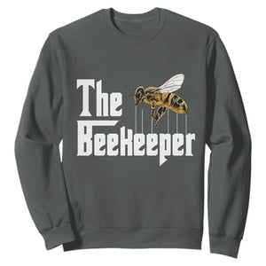The Beekeeper Sweatshirt Funny Keeping Apiary Beekeeping Gift TS11 Dark Heather Print Your Wear