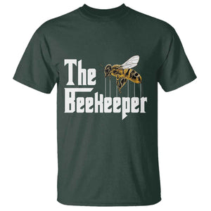 The Beekeeper T Shirt Funny Keeping Apiary Beekeeping Gift TS11 Dark Forest Green Print Your Wear